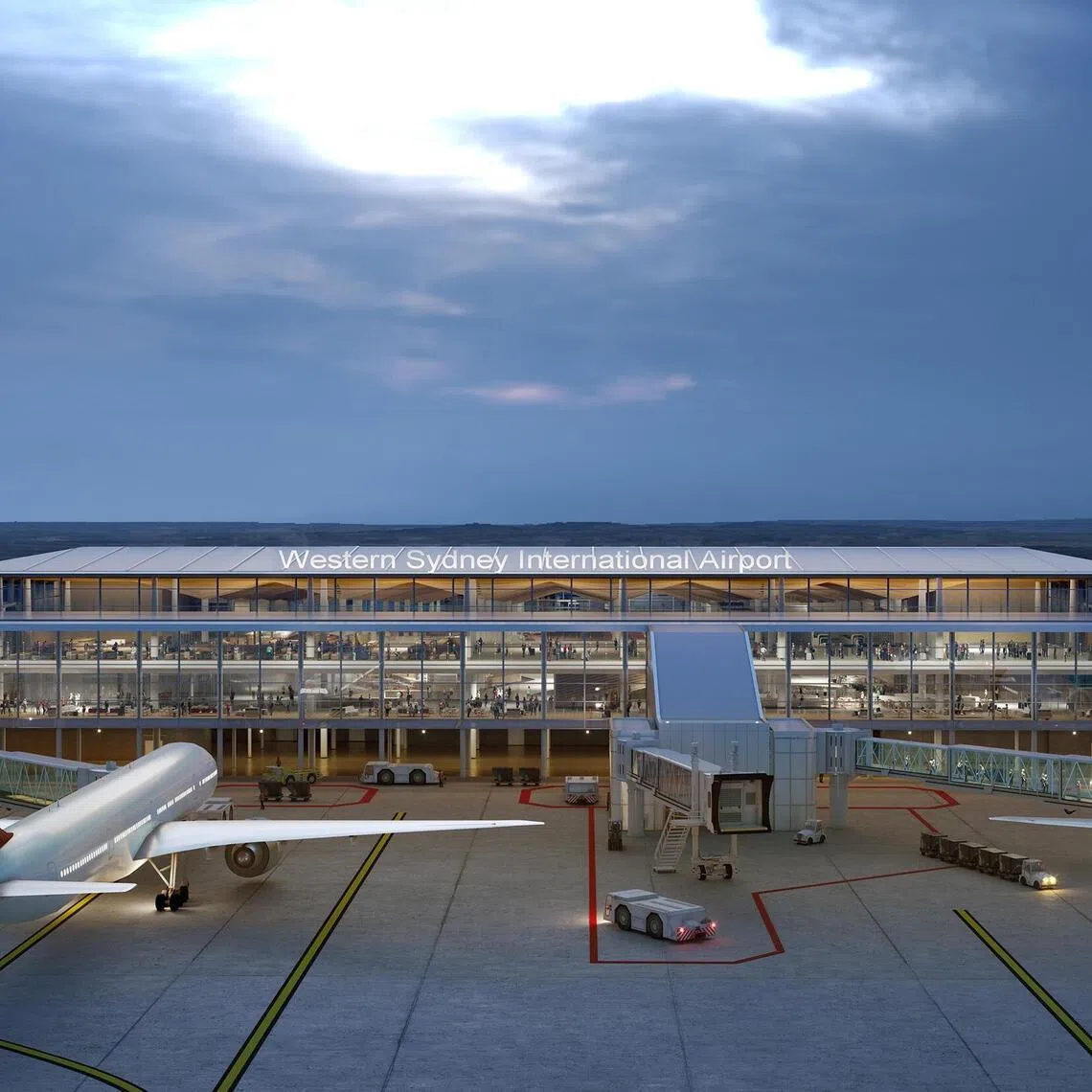 The single-runway Western Sydney International Airport will be able to handle up to 10 million passengers a year when it opens in late 2026.
