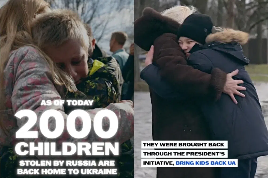 2,000 Ukrainian children in total now returned from Russia and occupied land, says Zelensky