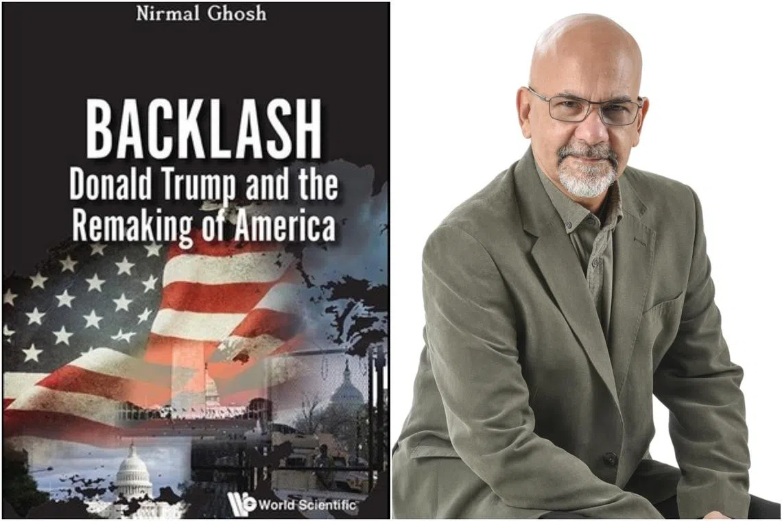 Author Nirmal Ghosh is behind Backlash: Donald Trump And The Remaking Of America.
