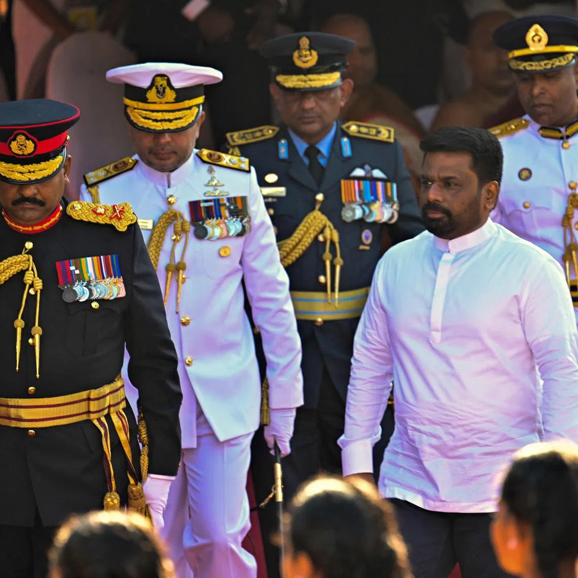 Self-avowed Marxist Anura Kumara Dissanayake dispensed with the usual elaborate military pageantry of jet flyovers and horse parades to mark the 1948 handover of power.