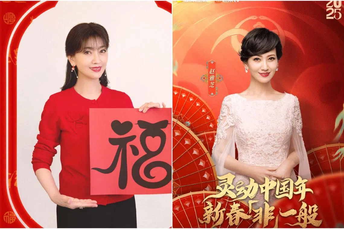 Angie Chiu is involved in several "chunwan" shows in China during Chinese New Year.