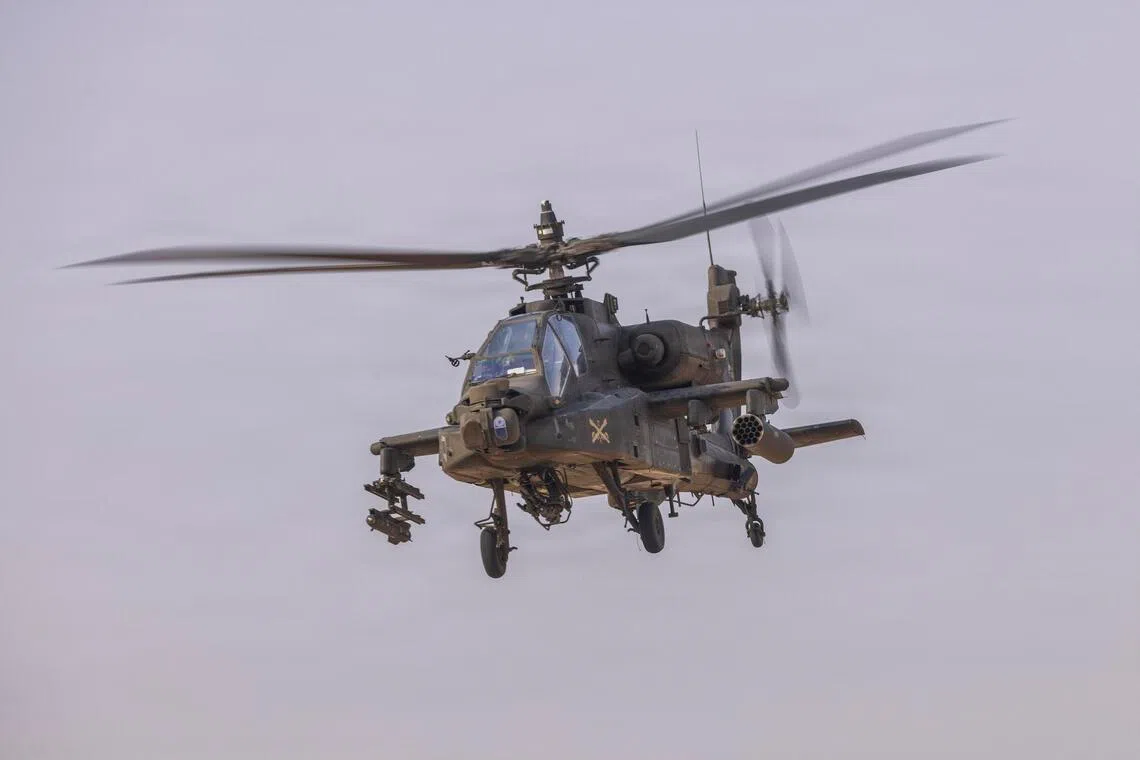 Trump says Iran downed Apache helicopter, US must 