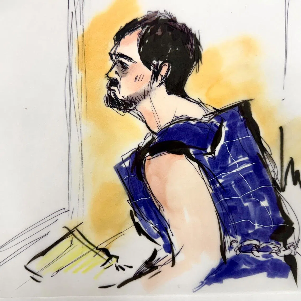 Nick Reiner makes his first court appearance on murder charges for the killing of his parents Rob and Michele Weiner, on Dec 17, 2025.