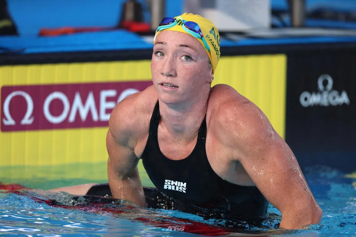 Australian Lani Pallister dealt US great Katie Ledecky her first 800m freestyle defeat in a major international meet on Aug 15.