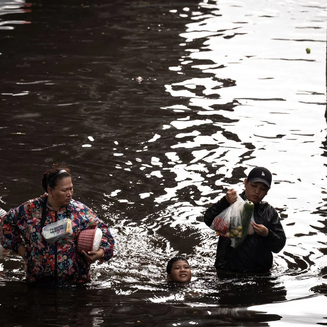 Bangkok recorded close to 300mm of rain over about 48 hours during the worst of the downpour.