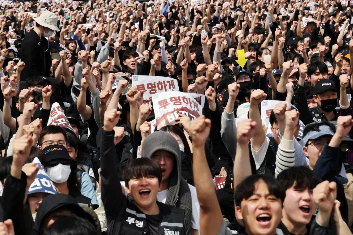 Samsung's labour union said a planned 18-day work stoppage would go ahead on May 21.