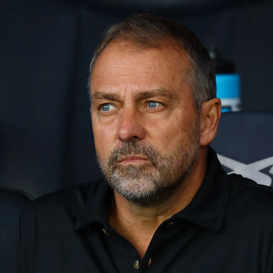 Soccer Football - LaLiga - FC Barcelona v Girona - Estadi Olimpic Lluis Companys, Barcelona, Spain - October 18, 2025 FC Barcelona coach Hansi Flick before the match REUTERS/Albert Gea