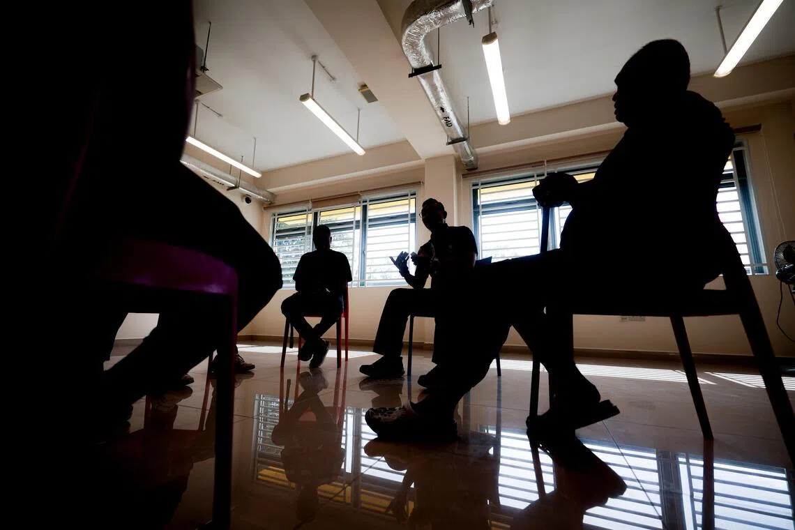 CMG20260209-JasonLee01/李冠卫/黄佳琪/SPS-YRSG Annual Statistics Release 2025 Media Briefing [Selarang Halfway House Multi-Purpose Hall 1 and 2, 1825 Upper Changi Road North, Singapore 506780] Embargoed till 3pm. Kindly mosaic faces if necessary (For halfway house supervisee)

Support Group Session