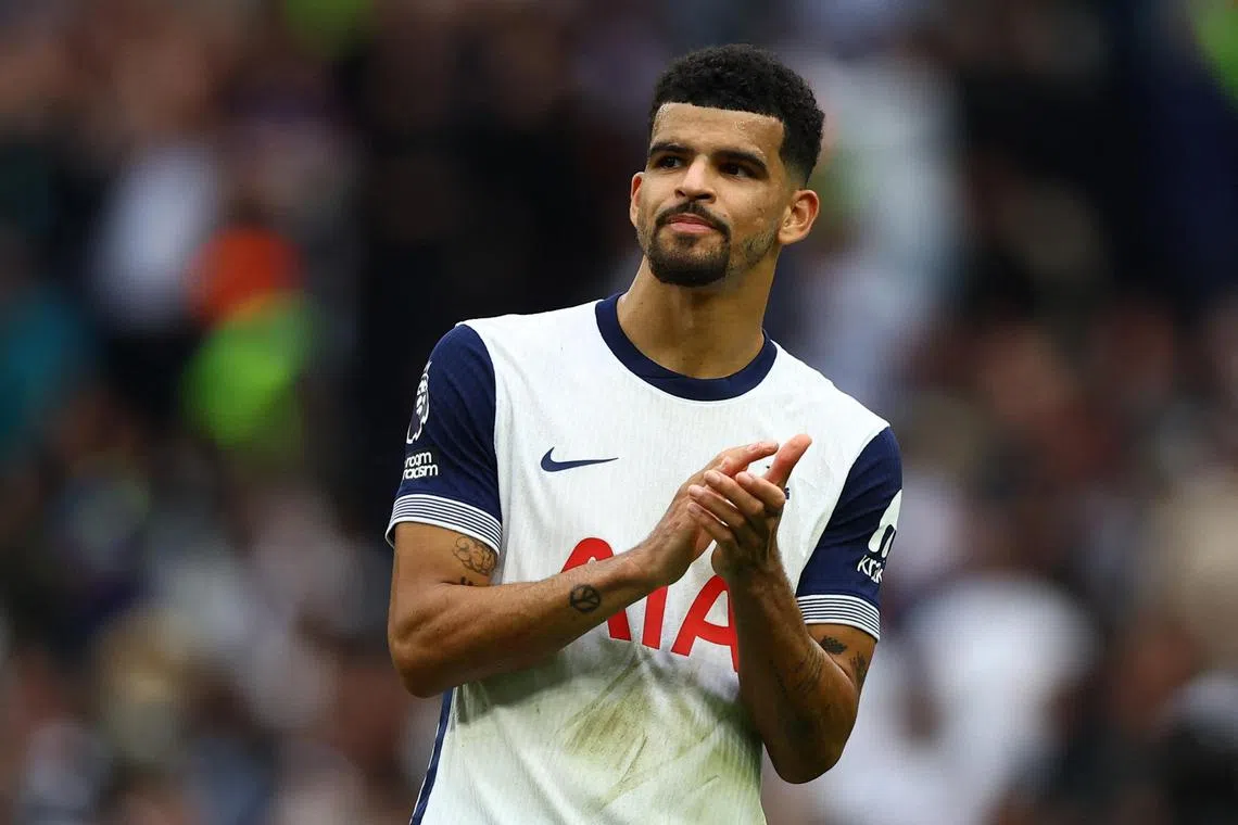 Dominic Solanke scored 21 goals in all competitions for Bournemouth last season, but has yet to find the net after three matches with Tottenham.