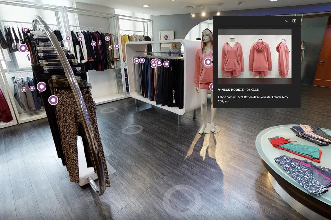 During the Covid-19 pandemic when international travel was not allowed, Ghim Li Group used 3D design software to replicate sample fabrics digitally and showcase them to overseas customers using a virtual showroom.