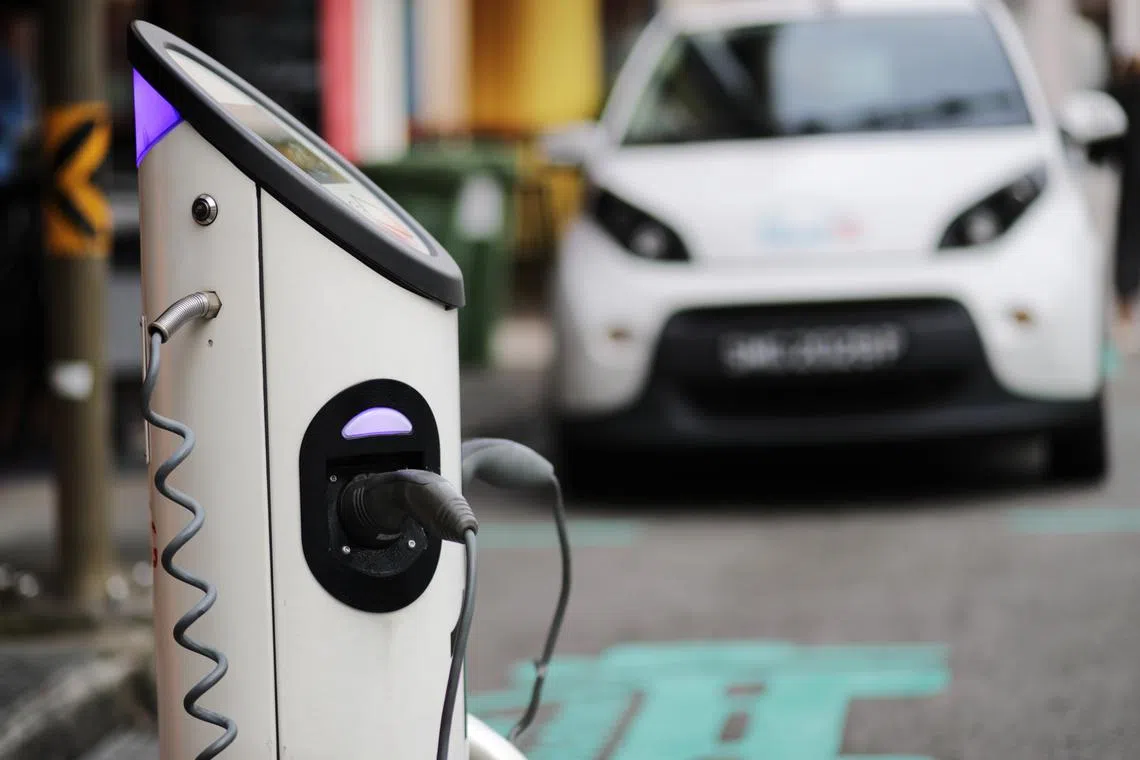 Owners who register new fully electric cars will continue receiving rebates of up to 45 per cent off additional registration fees. 