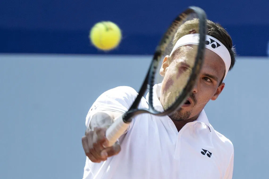 Germany’s Daniel Altmaier ended world number seven Andrey Rublev's five-match winning streak.