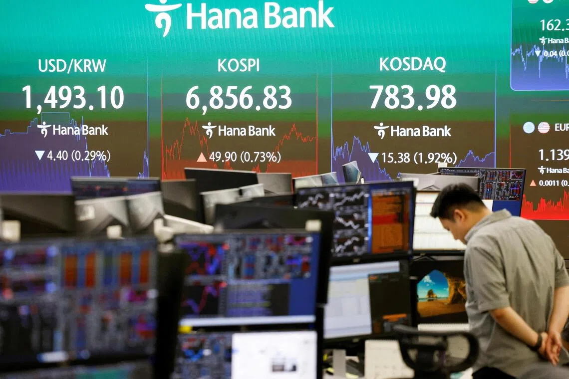 The yen was lifted away from the 40-year lows, while the Korean won firmed 2 per cent to its highest in nine months.