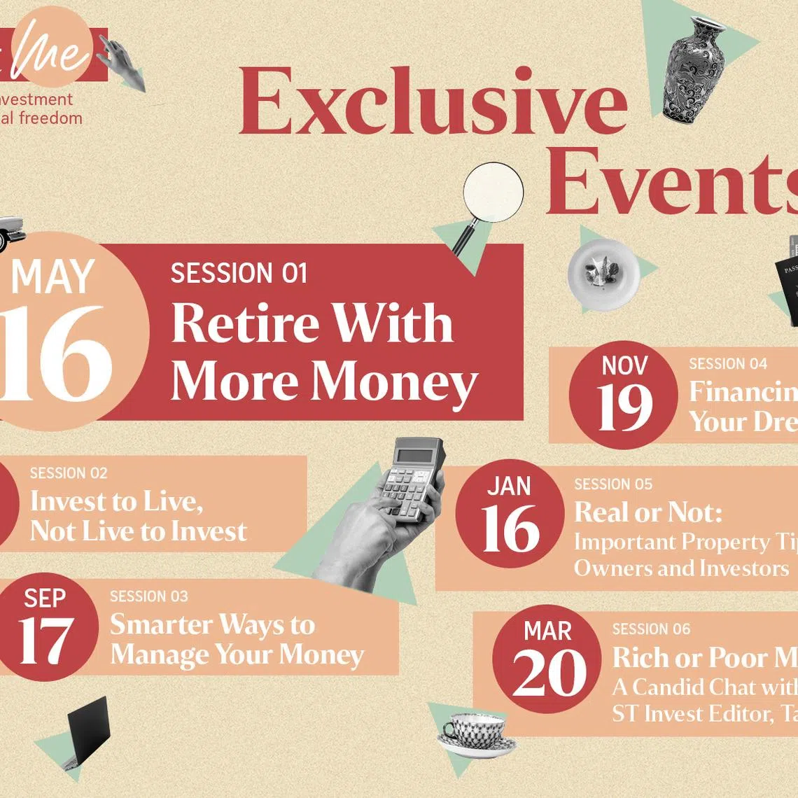 Subscribers will get exclusive access to face-to-face sessions with the ST Invest Team to get useful financial tips first-hand from the speakers and invited panellists. 