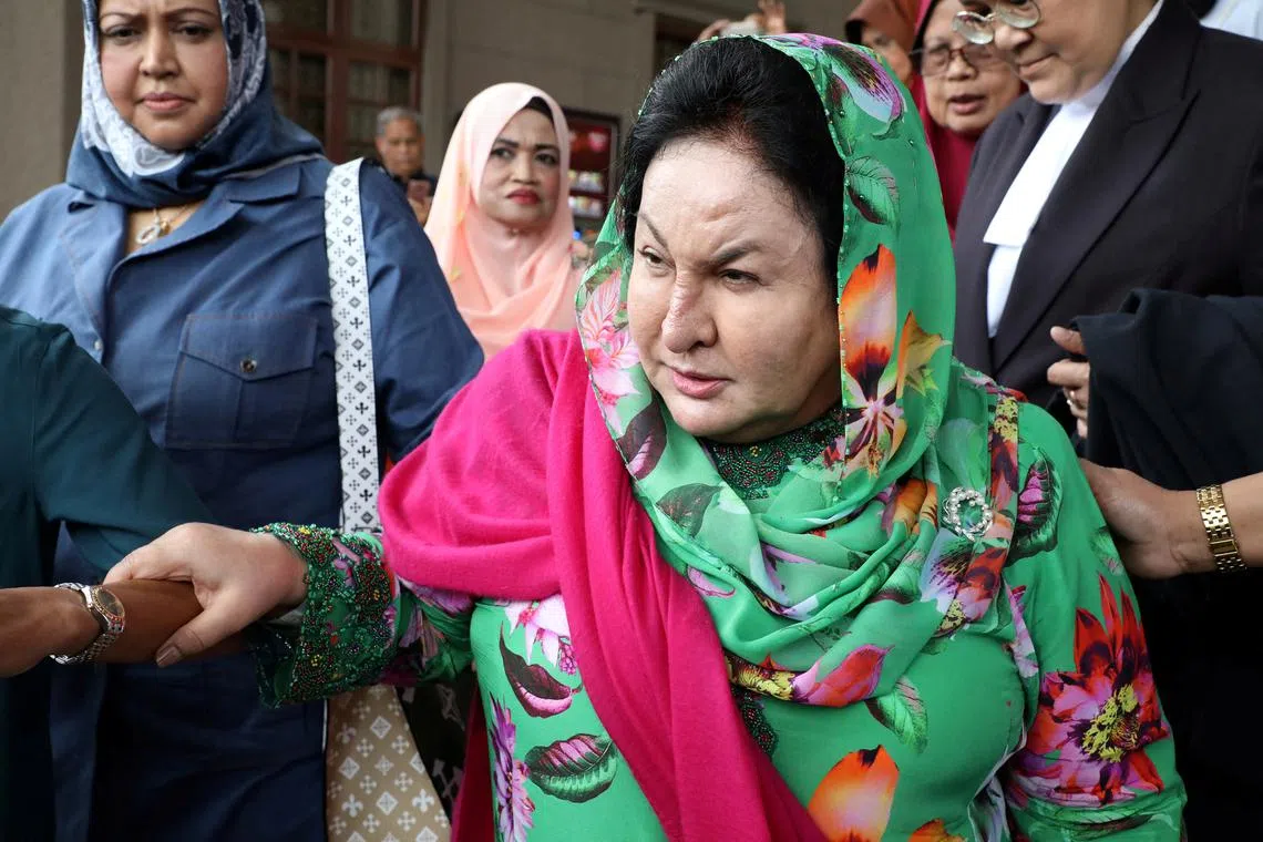 Rosmah Mansor, the wife of former Prime Minister Najib Razak, is separately appealing her guilty conviction over a graft case.