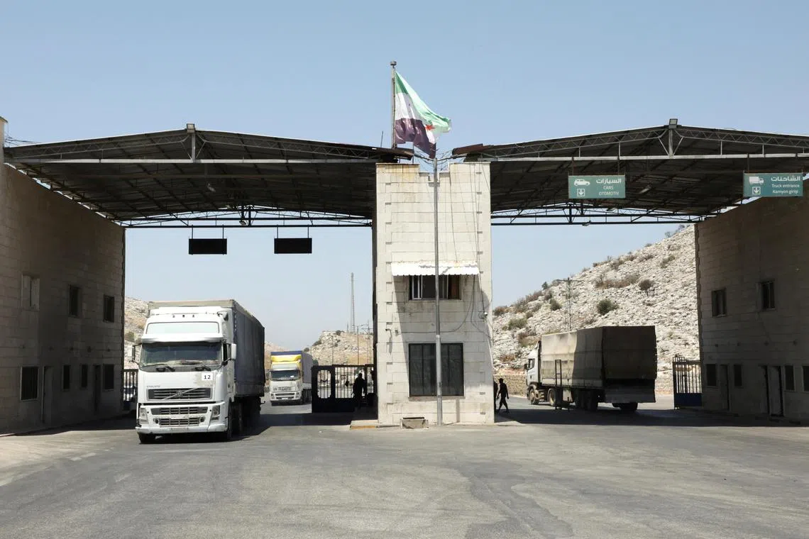 The UN has been delivering aid to north-west Syria through Turkey via only one border crossing.