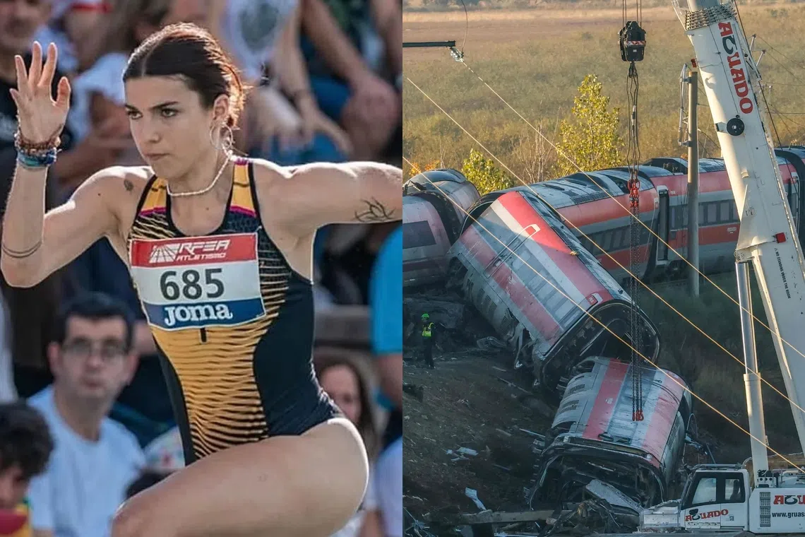 Long jumper Julieta Gallego is among the victims of a train collision in Spain’s Toledo province that killed at least 69 people.