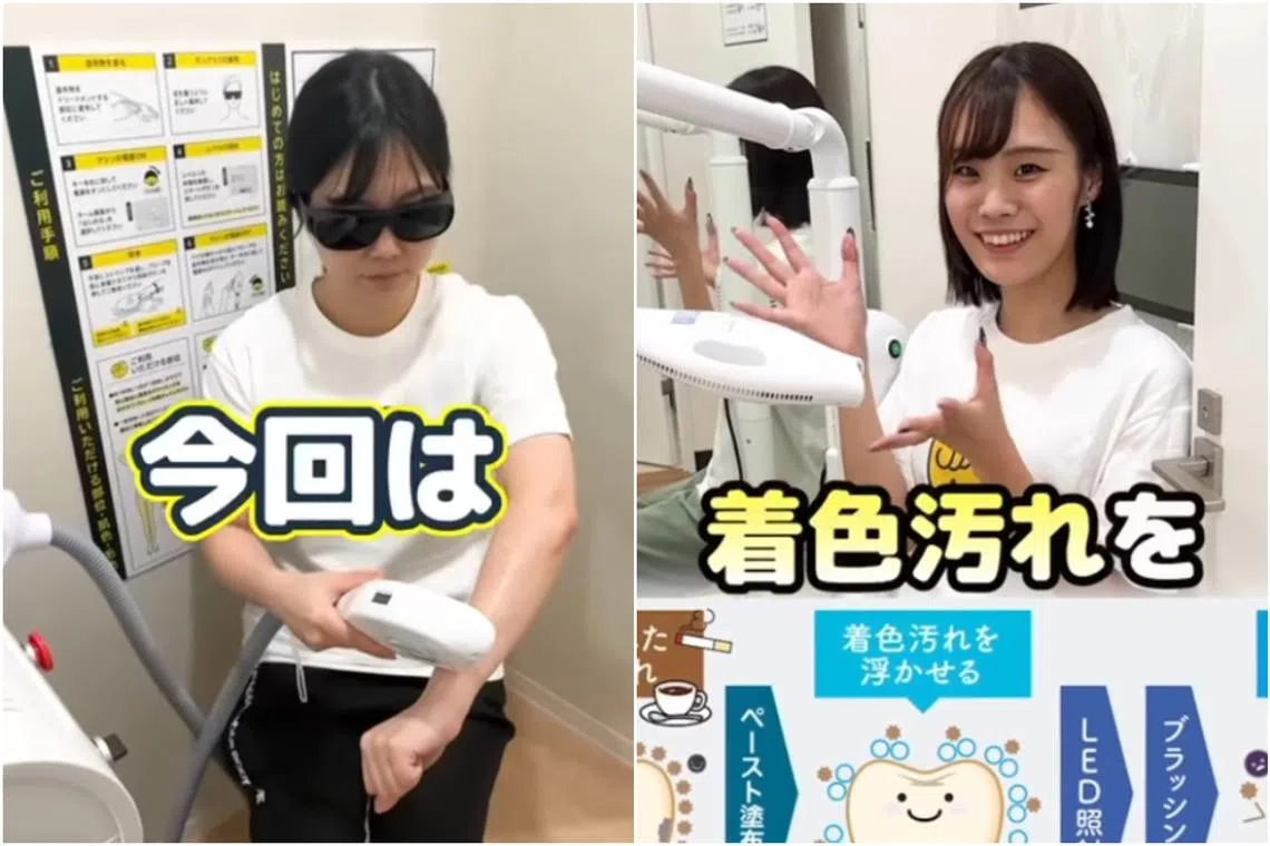 Japanese gym franchise Chocozap offers services such as teeth whitening, photo booths, and exercise equipment.