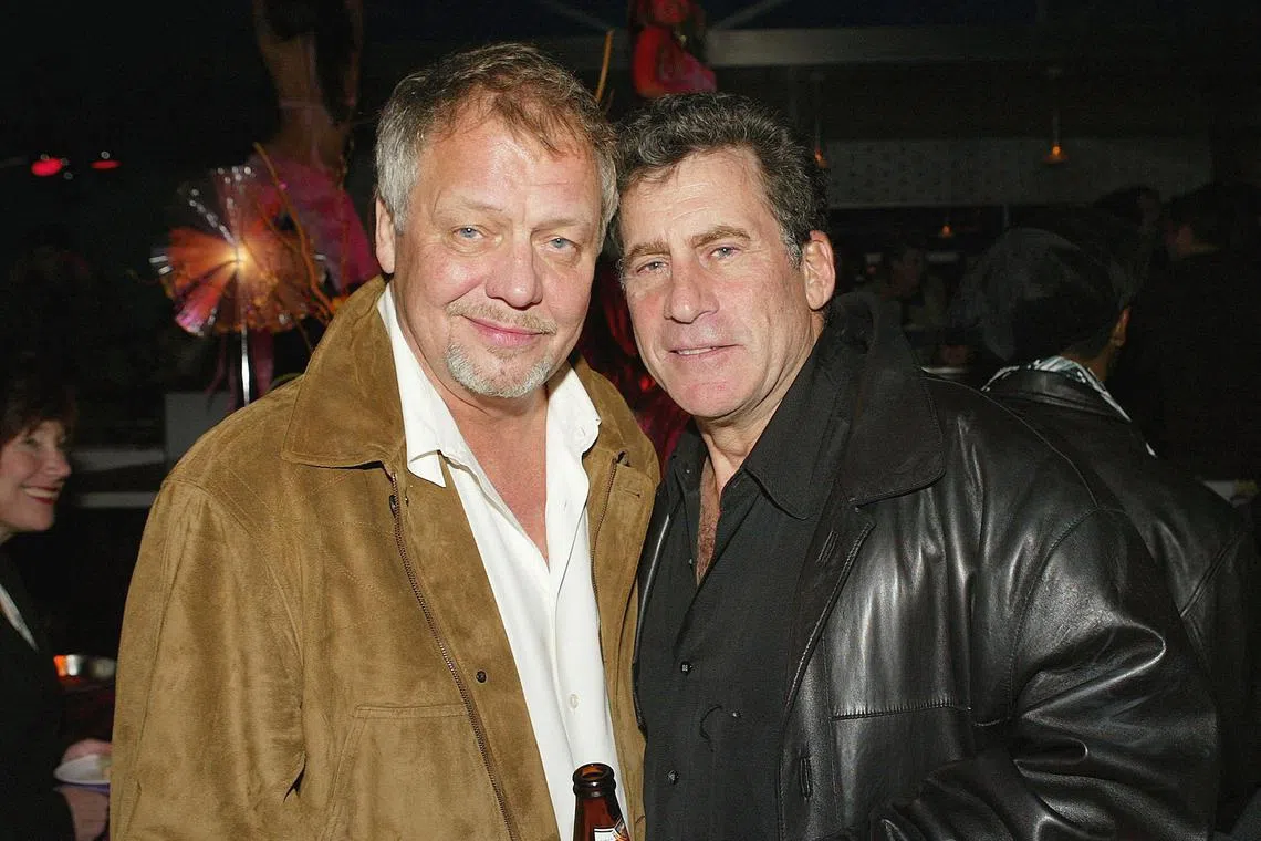 David Soul (L) starred opposite Paul Michael Glaser’s wisecracking tough guy Detective Dave Starsky in the wildly popular 1970s US series that was exported around the world.