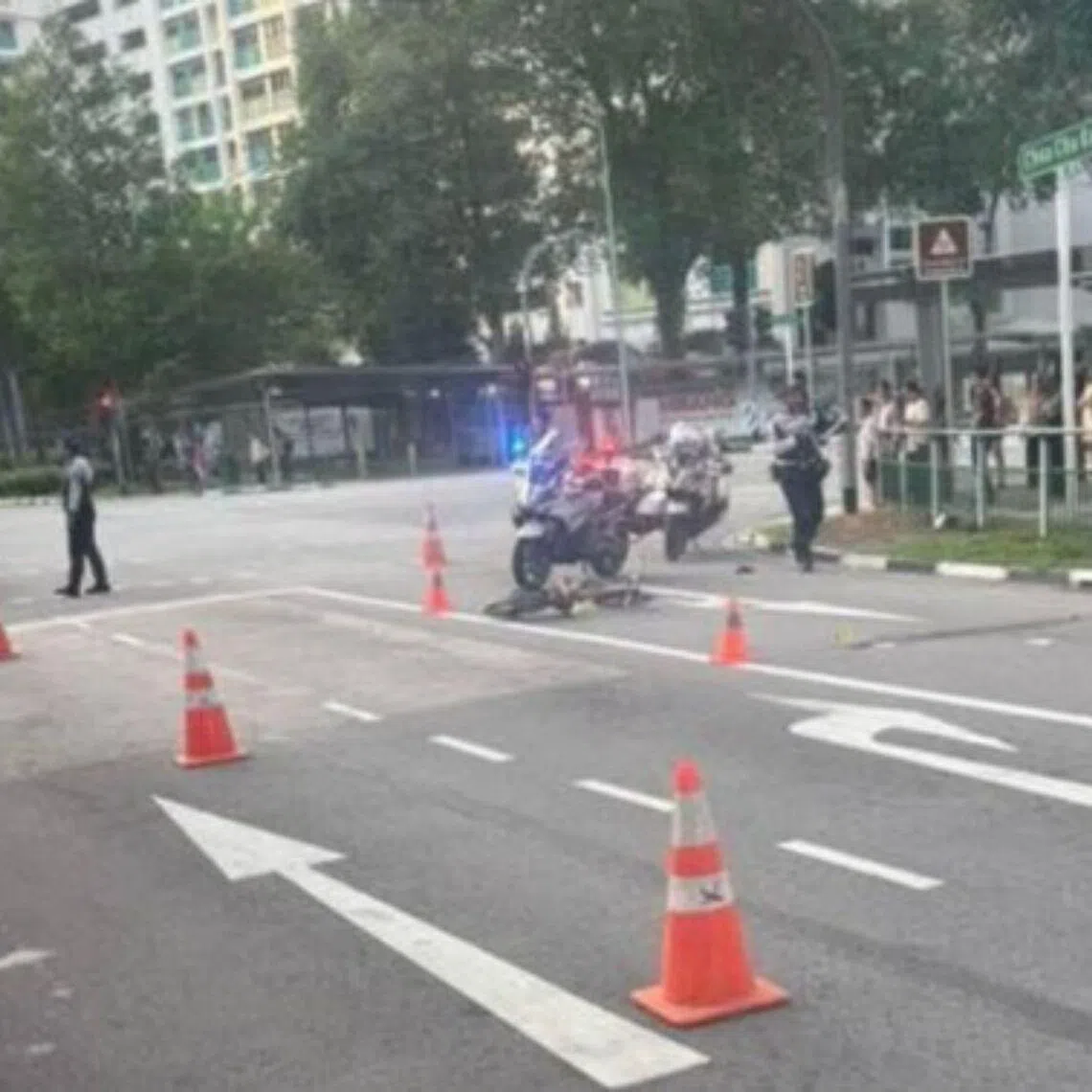 The police said they were alerted to the accident in Choa Chu Kang North 6, towards Choa Chu Kang Way, at 5.05am on April 29.