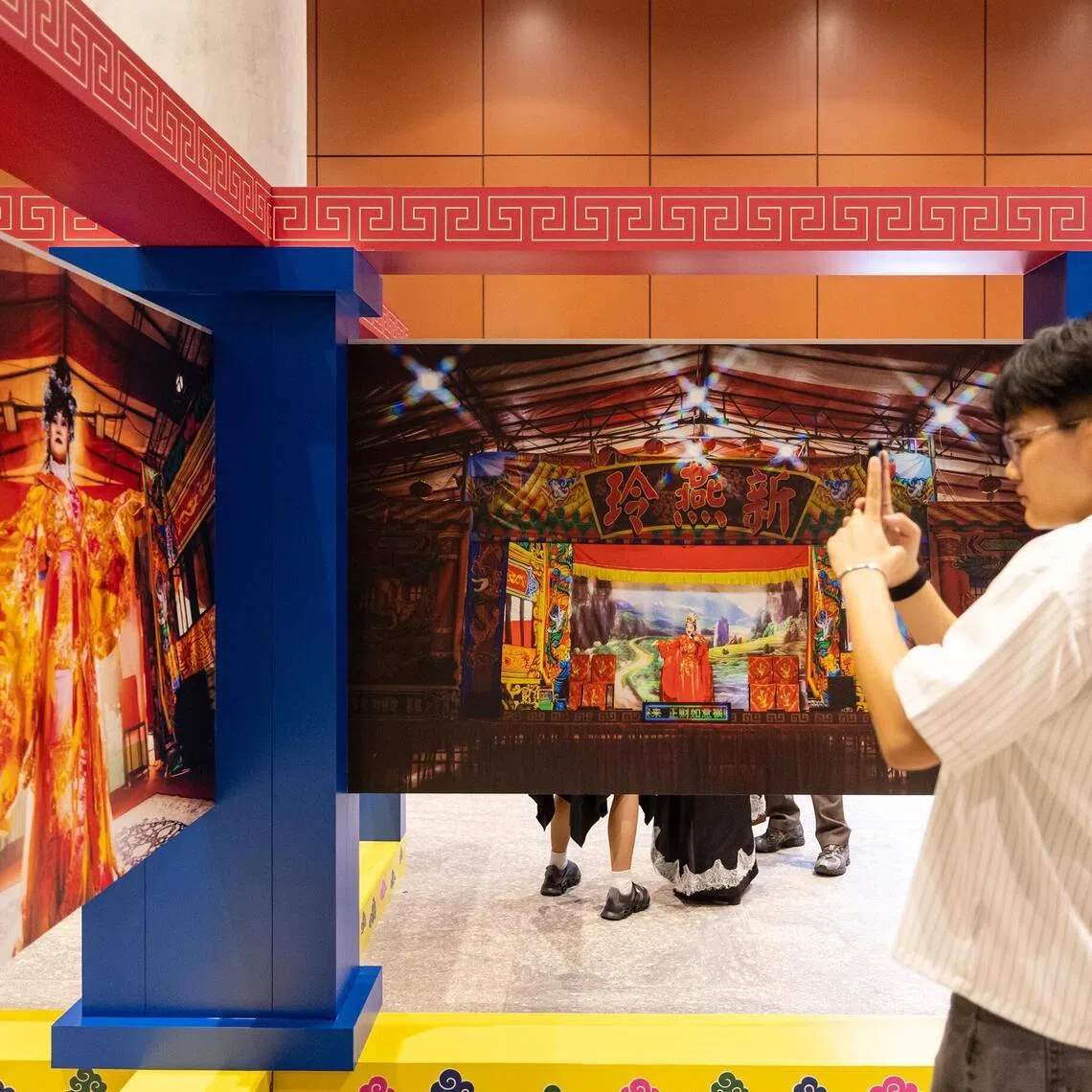 A Living Stage: Stories Of Chinese Opera, a photo exhibition at REMIX 2026,  captures Sin Yen Lin Hokkien Opera preparing for a performance.