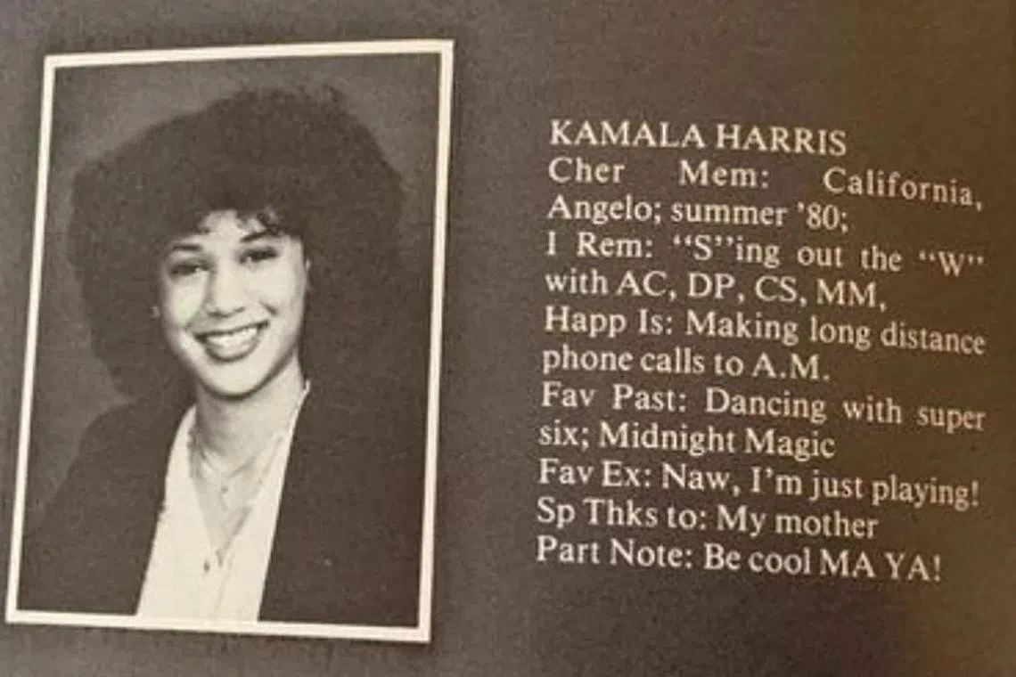 Kamala Harris has said little about her years in Canada and her biography on the White House website does not even mention them.