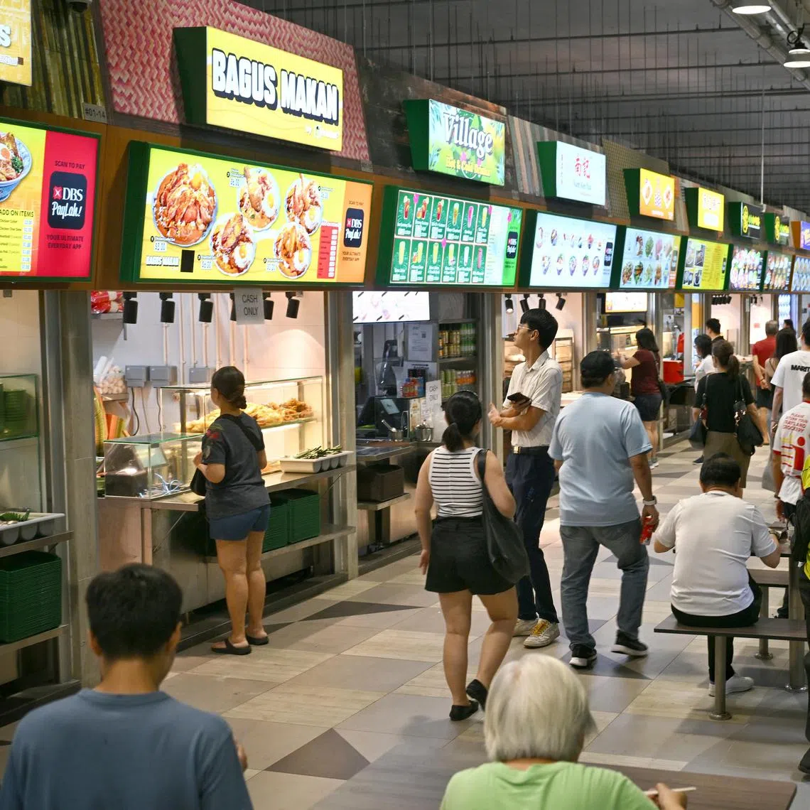 The new Woodleigh Village Hawker Centre on Sept 17, 2024.