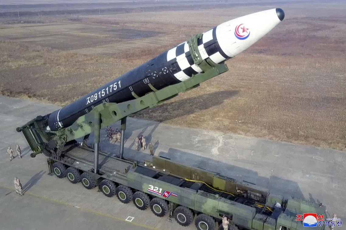 The North fired an intercontinental ballistic missile on Friday in one of its most powerful tests yet. 