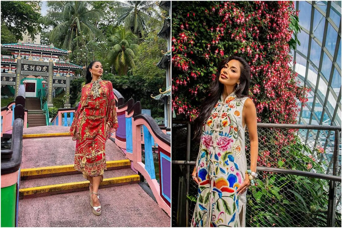 American artiste Nicole Scherzinger was in Singapore to film a video as part of a collaboration with the Singapore Tourism Board.