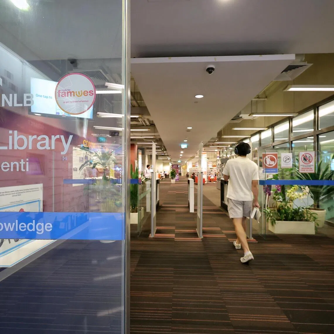 The entrance of Clementi Library in The Clementi Mall on Jan 15, 2026. Clementi Library is slated for a revamp.