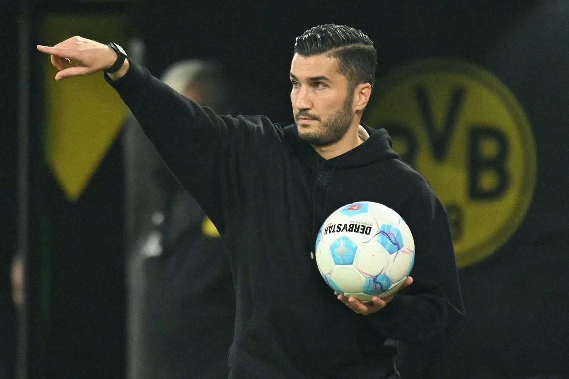 Borussia Dortmund head into their Champions League clash against Real Madrid on Oct 22 amid worrying form and criticism of coach Nuri Sahin. 
