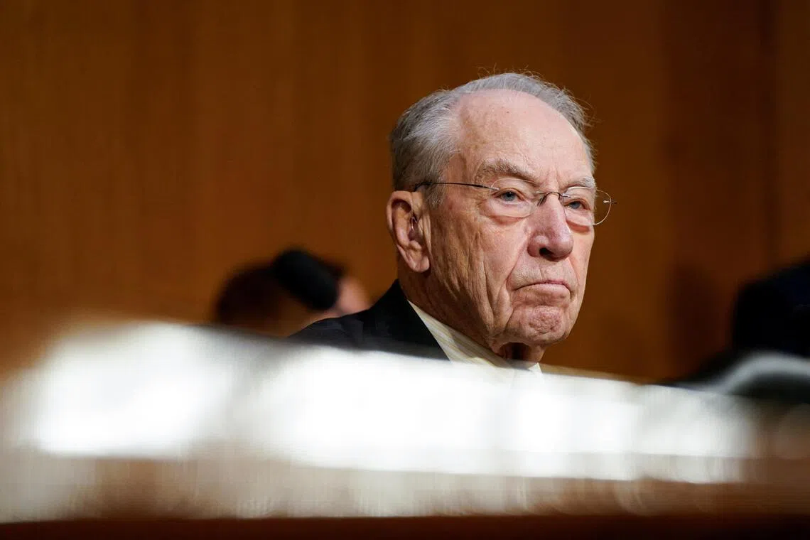 US Senator Chuck Grassley's legislation specifies that no funding can be used on “non-security elements” of the ballroom project, and is written broadly enough to allow spending on other Secret Service priorities as well.