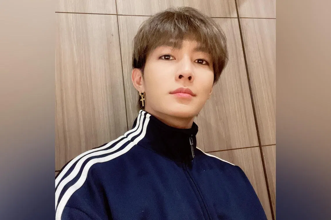 Aaron Yan’s home and studio were searched by Taiwanese police on Monday.
