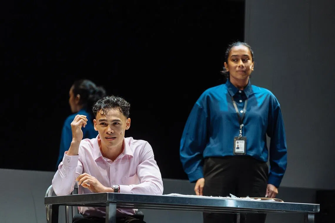 In An Interrogation, the young but rising detective Ruth Palmer (Nadya Zaheer) has a hunch that the suave and slick Cameron Andrews (Salif Hardie) is her guy.