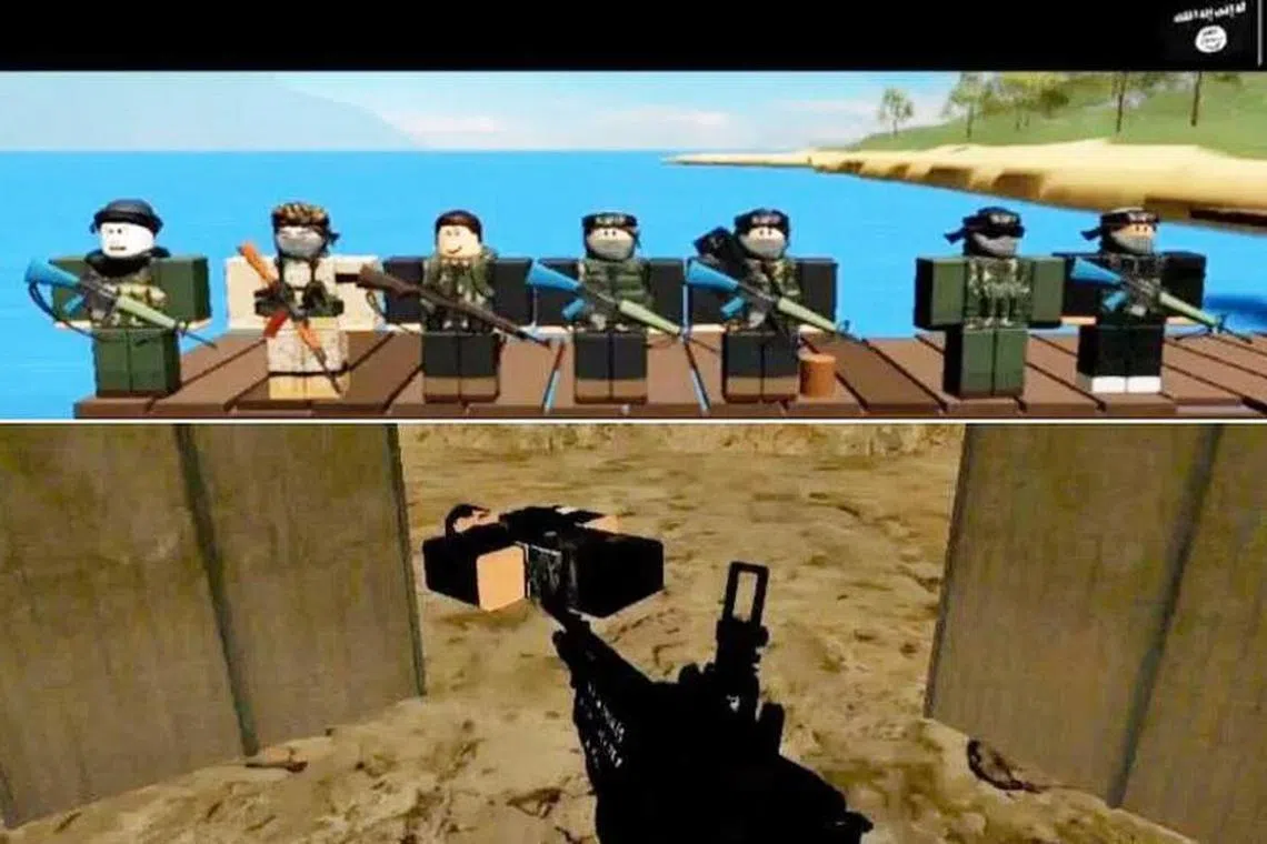 The 16-year-old joined multiple ISIS-themed servers on Roblox, where the virtual game settings replicated physical ISIS conflict zones.