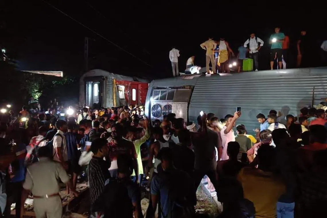 A photo said to be of the scene uploaded to social media site X.