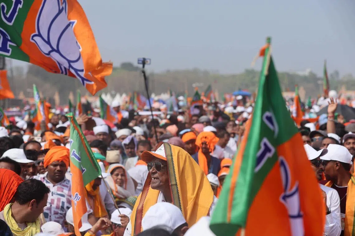 Polling in West Bengal, where Mr Modi’s Bharatiya Janata Party has been trying to make gains for years, will take place in two phases ending April 29.