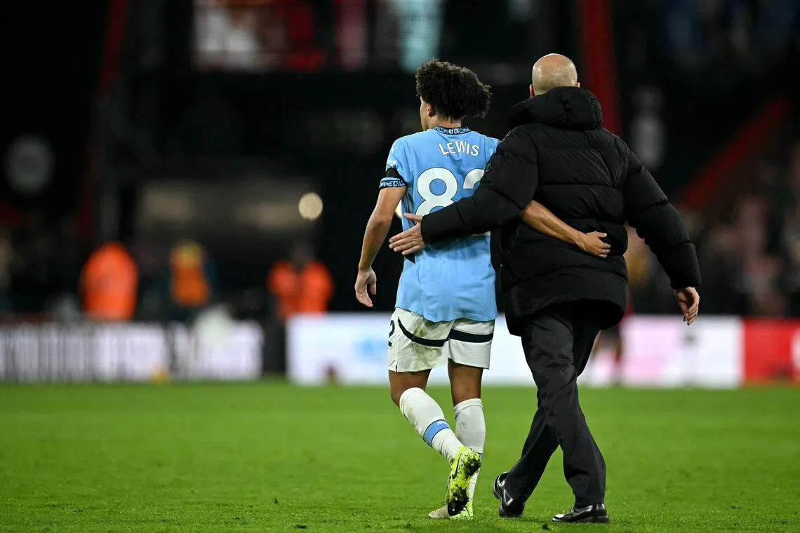 City were already missing Jack Grealish, Rodri and Oscar Bobb, before Guardiola in his pre-match interview said Ruben Dias and John Stones were also ruled out.