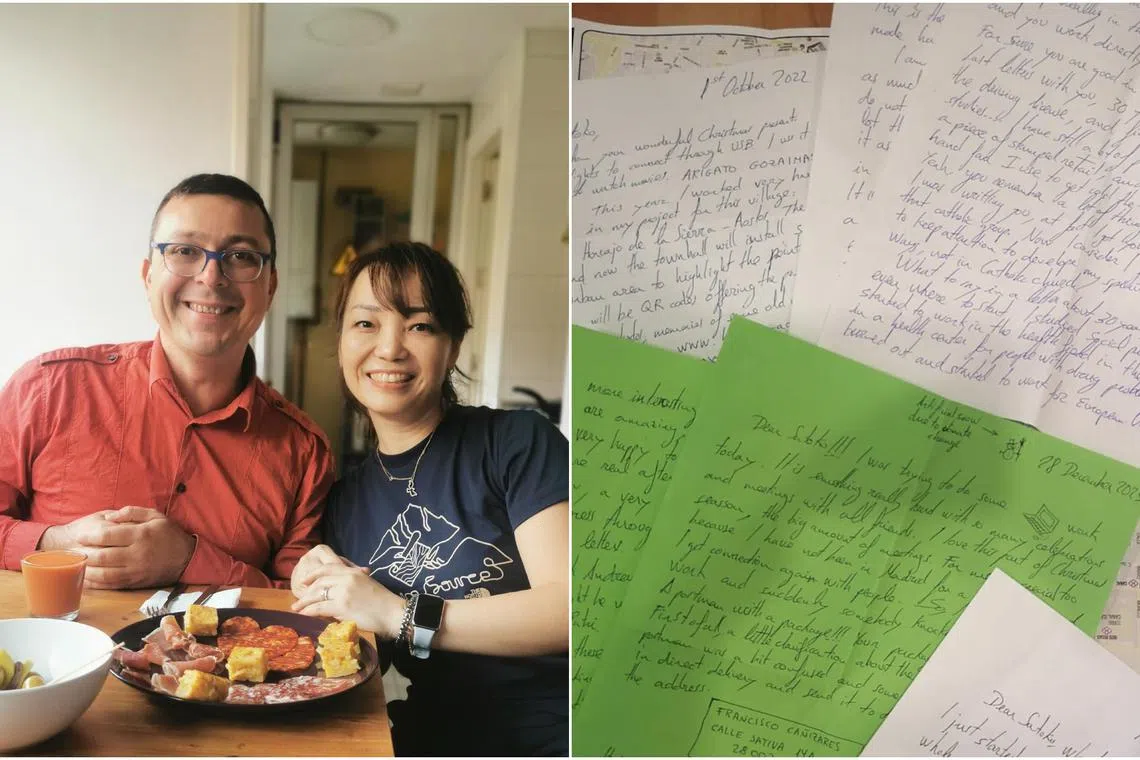 The writer and her pen pal Kiko, a Spaniard whose real name is Francisco Canizares, began exchanging letters in their teens and finally met in person after decades.