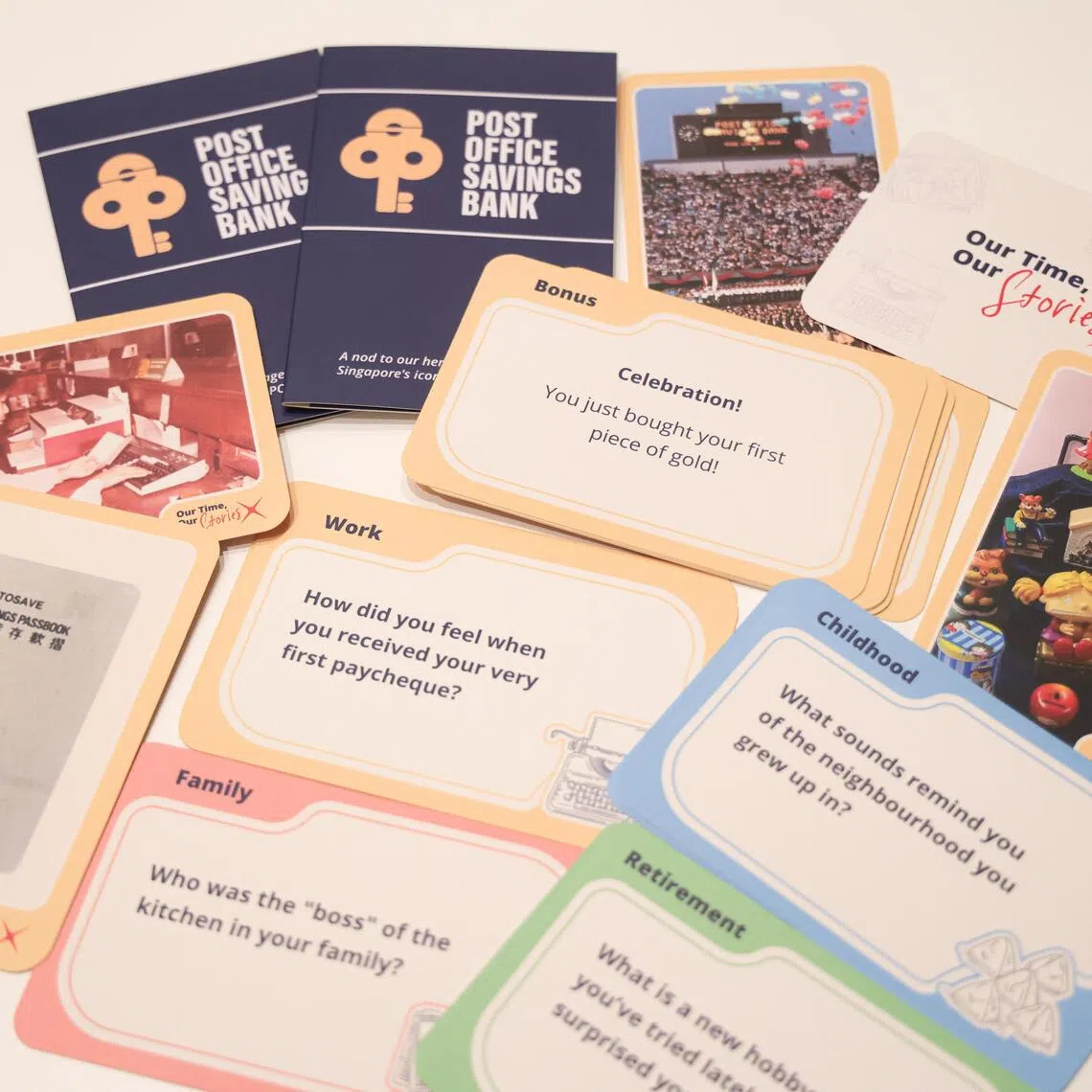 A new deck of 90 cards have been designed to help older adults recall memories and share life stories.