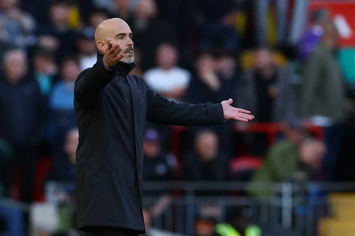 Manchester City manager Enzo Maresca told his players the best way to drown it out was by making even more of their own.