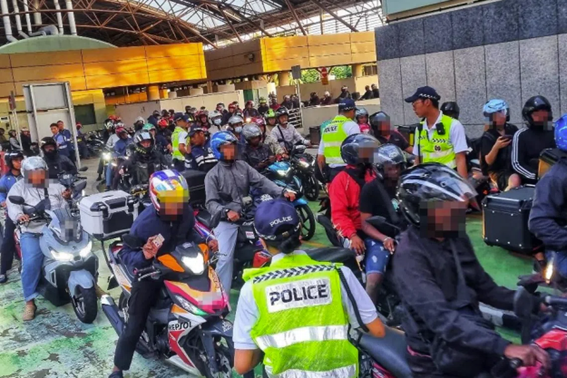 Non-compliant motorists may face penalties and foreign-registered vehicles may be denied entry into Singapore, said the police.