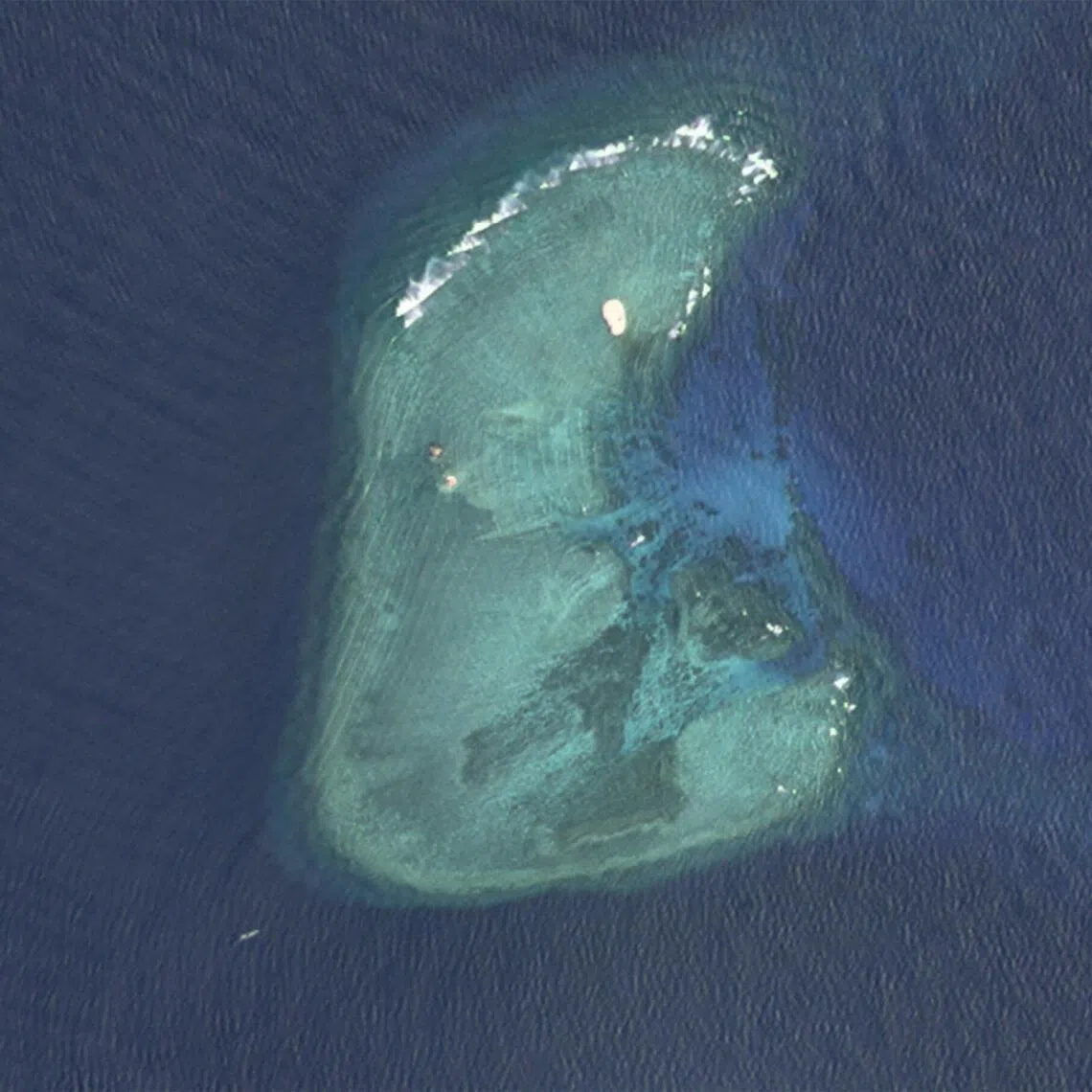 Reclamation efforts on South Reef, known as Da Nam to the Vietnamese, have proceeded rapidly over the past two years.