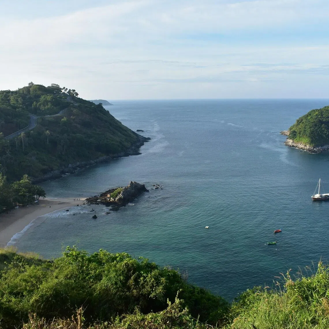 The coagulated residue has begun washing up on the island’s Ya Nui Beach, as well as a smattering of smaller islands in Phuket province.