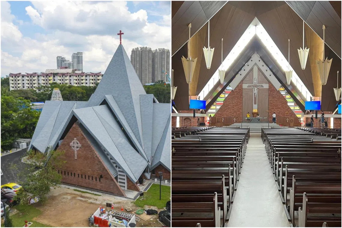 The church closed in September 2021 for extensive renovation work that included the re-tiling of the roof before reopening on Oct 31.