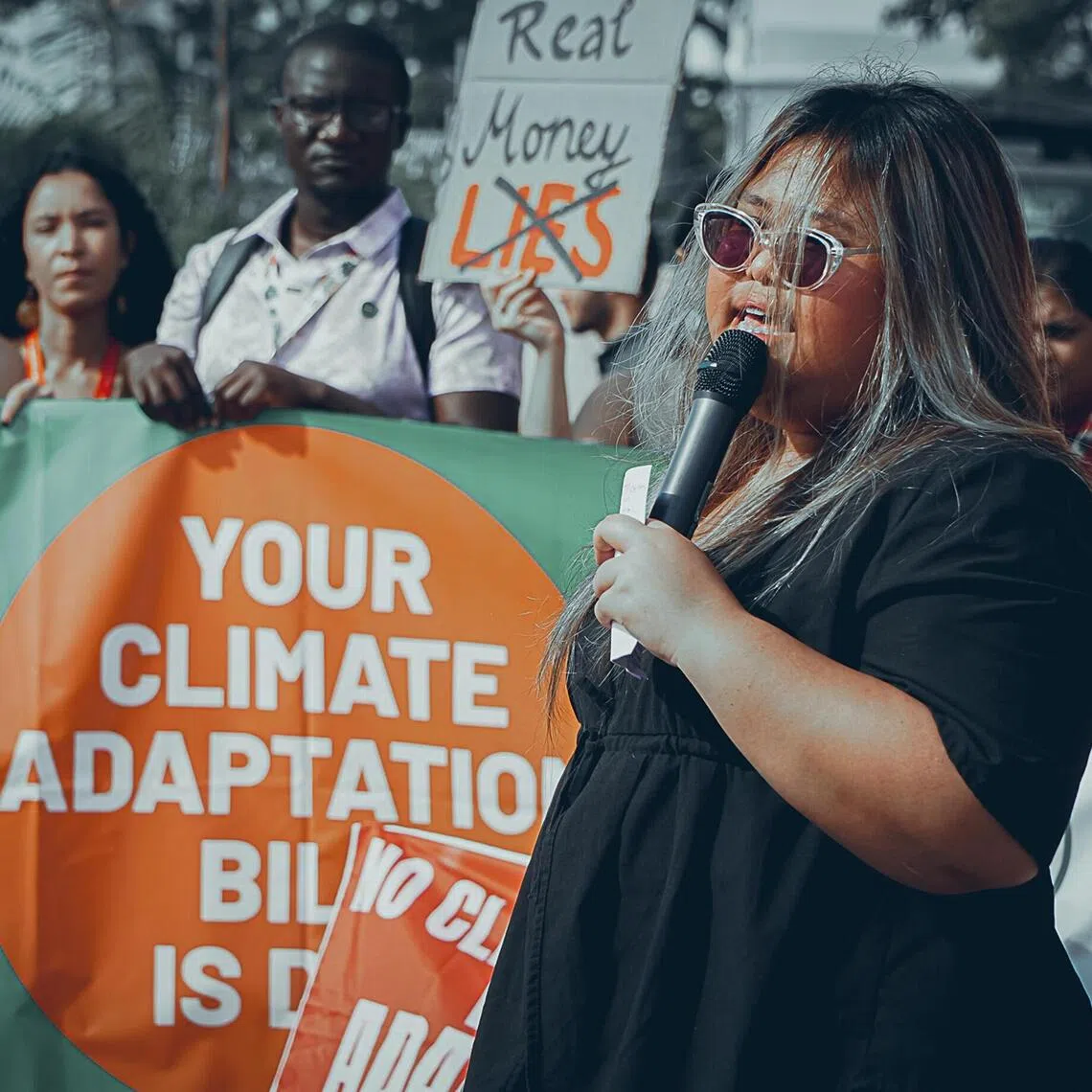 aqadapt14 - Ms Ellenor Bartolome, 25, senior executive officer at the Philippine Movement for Climate Justice. She speaks about the typhoons that hit the Philippines last week.

Credit to: Jason Valenzuela of Asian Peoples' Movement on Debt and Development