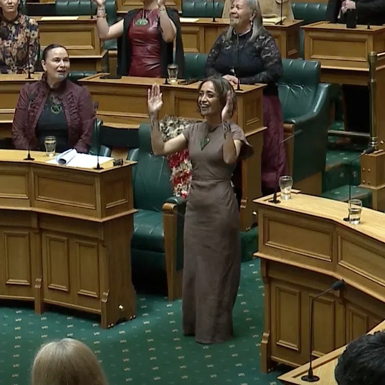 Te Pati Maori’s Ms Oriini Kaipara was elected to Parliament in September to fill a vacant seat and made her first speech to the House on Oct 9.