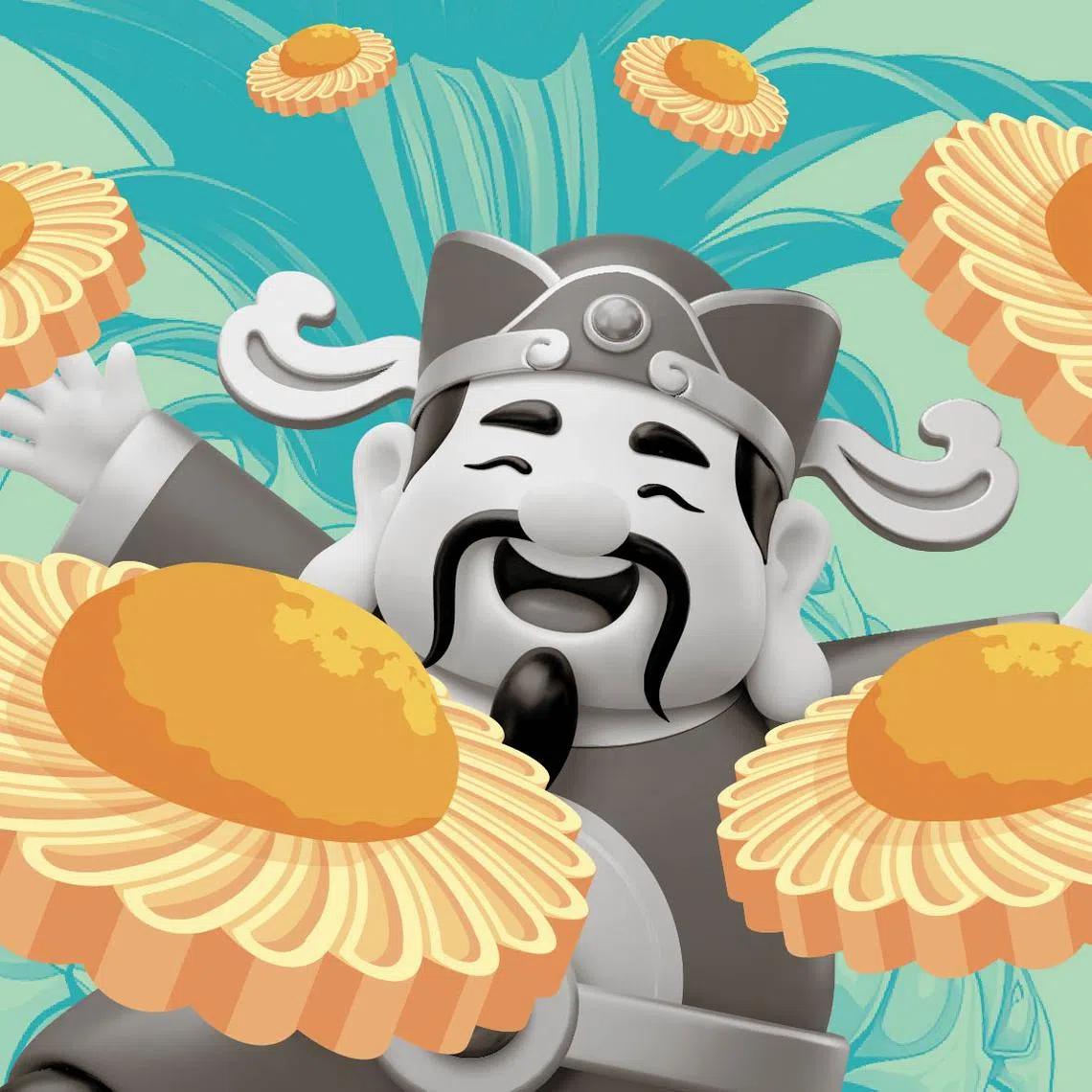 The unwritten rule for pineapple tarts and associated goodies is that they can only be eaten around the festive period.