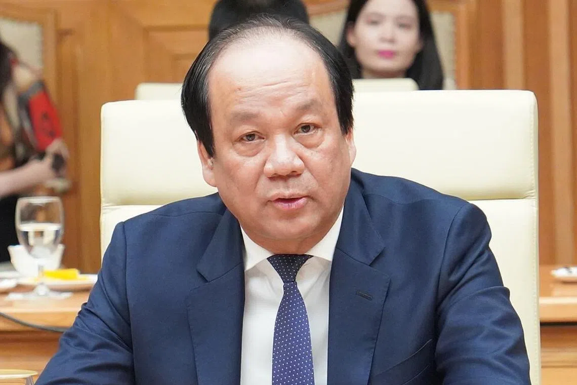 Mai Tien Dung is accused of “abusing power” and taking bribes related to a US$1 billion (S$1.37 billion) eco-resort and urban project.