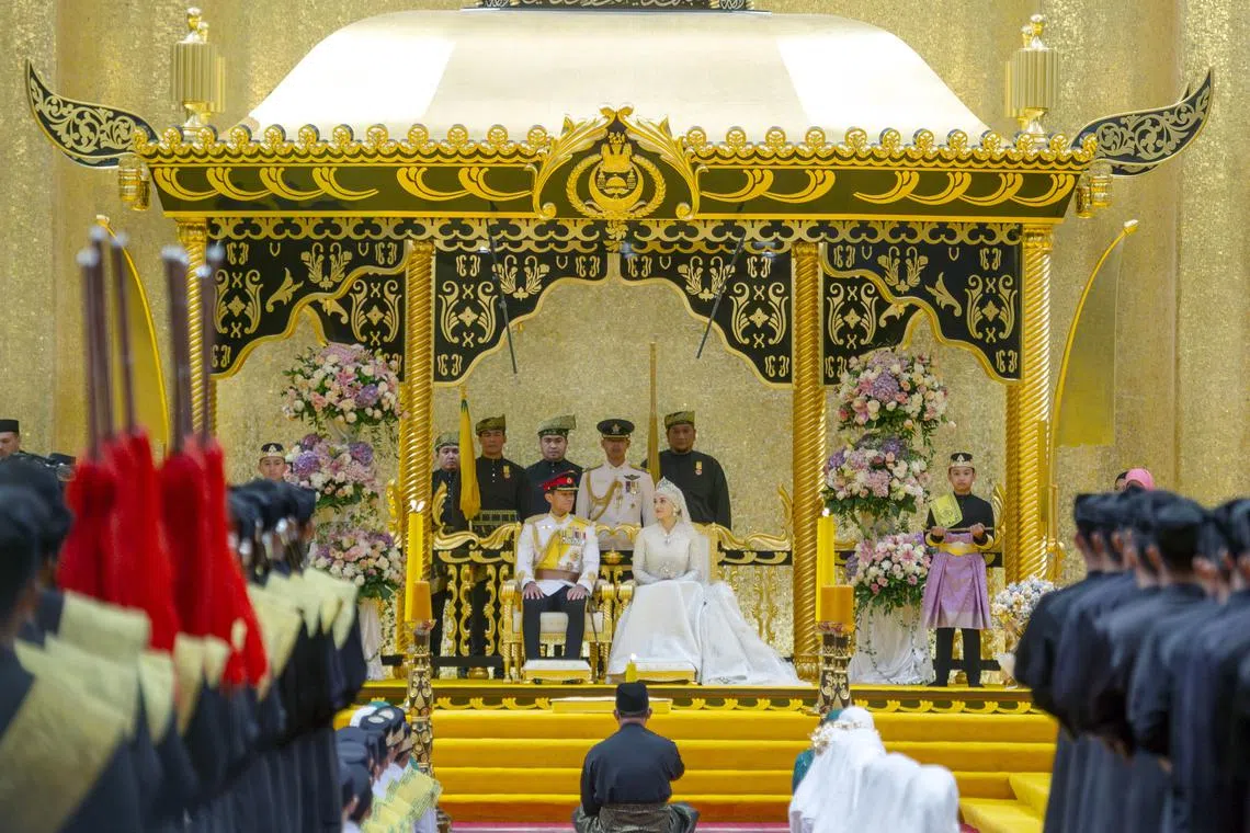 The royal couple Prince Abdul Mateen and his bride Anisha Rosnah have completed their wedding ceremony after 10 days of celebrations. 